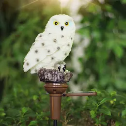 Product image of Electrical Solar-Powered LED Owl Ground Plug Light