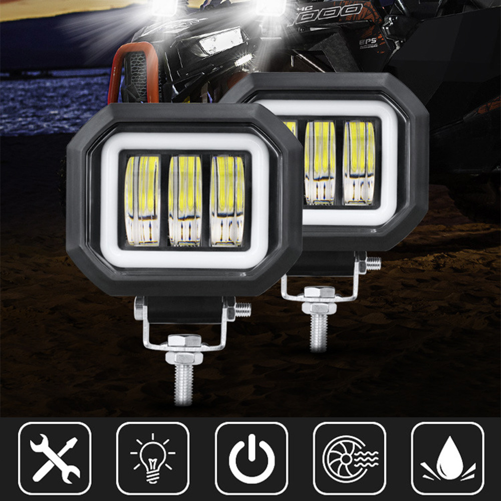 Main product image of Motorcycle Off-Road Fog Light with Halo Ring