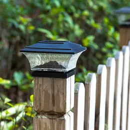 Product image of Solar-Powered Outdoor Column Top Lamp, 5-inch