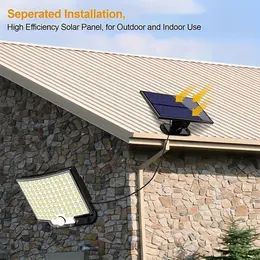 Product image of 106 LED Split Solar Floodlight, Outdoor, Motion Sensor, Remote Control