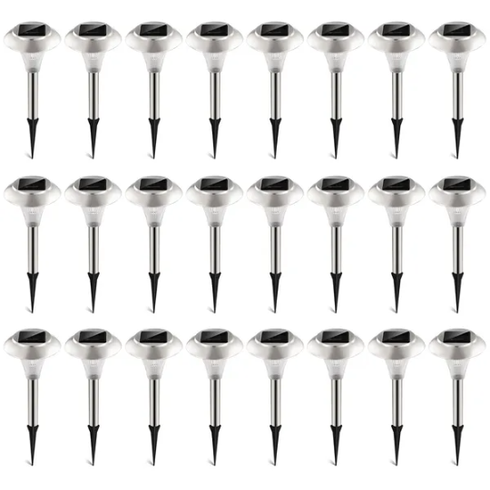 Main product image of 24-Pack Solar Garden Pathway Lights, IP44, Color Changing