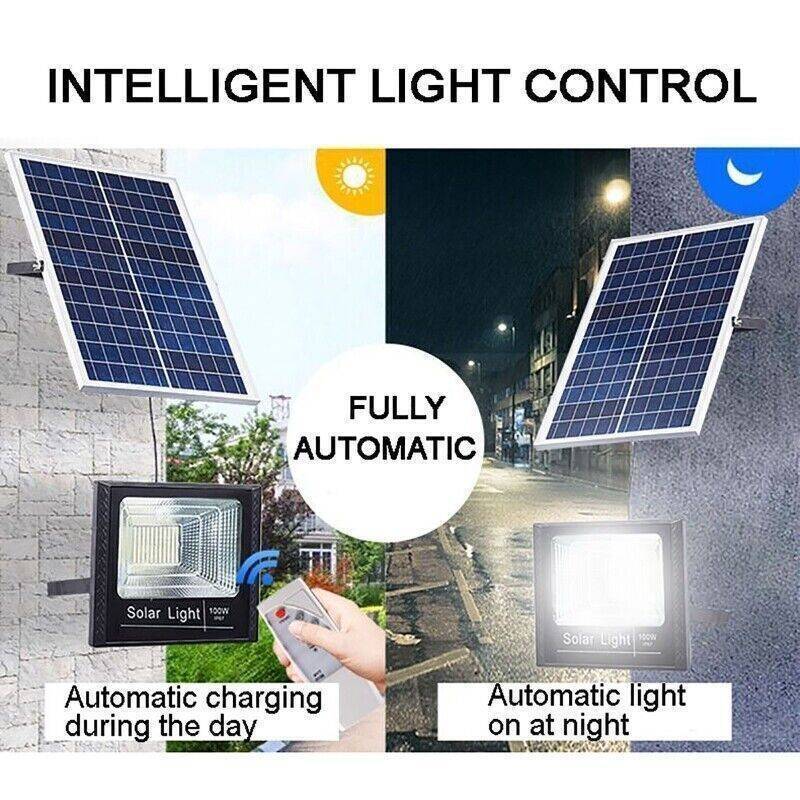 Main product image of Solar Street Flood Light, 3200 Sq Ft, Dusk to Dawn