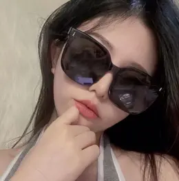 Product image of Black Frame Gray Lens Sunglasses with Metal Stud Detail