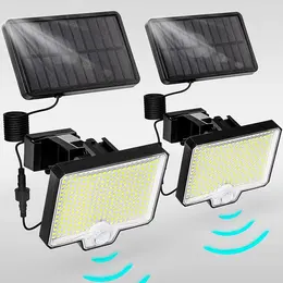 Product image of 2-Pack Solar Motion Sensor Outdoor Floodlights, 2600 Lumens, IP67
