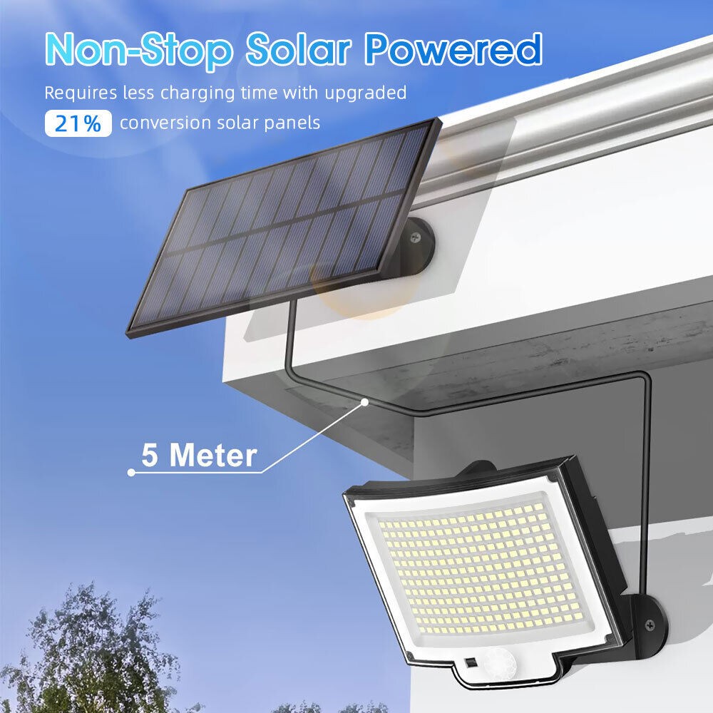 Main product image of Outdoor 222 LED Solar Flood Light with Motion Sensor