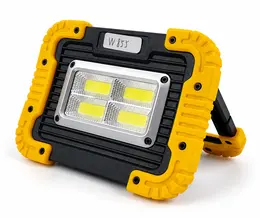 Product image of W855 COB LED Flood Light, Solar Rechargeable, 3x 18650 Battery, 30W