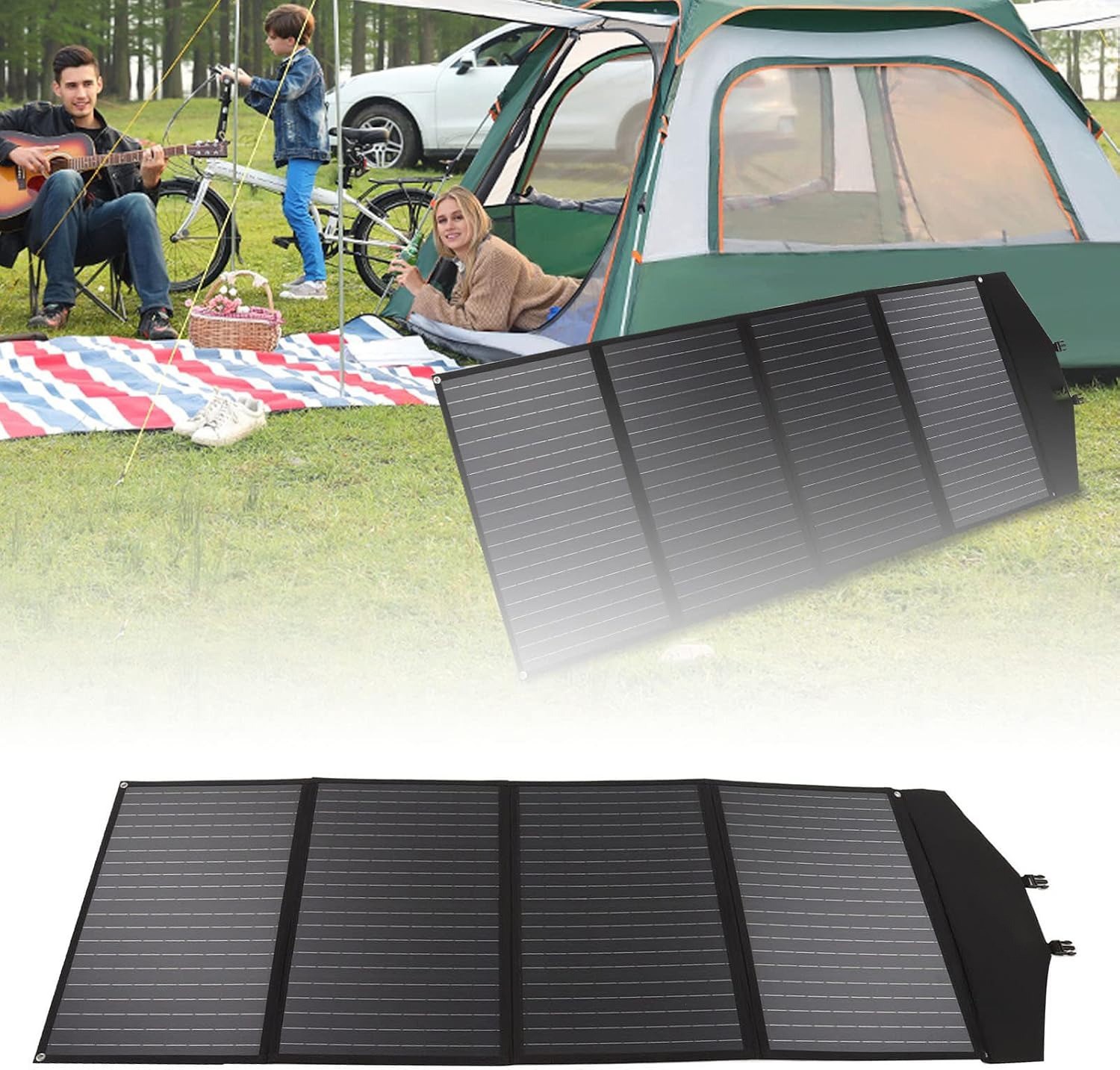 Main product image of 300W Foldable Solar Panel with MC4 and Anderson Connectors