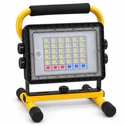 Product image of 60W Solar Powered Rechargeable LED Flood Light W860C, 7 Hour Runtime