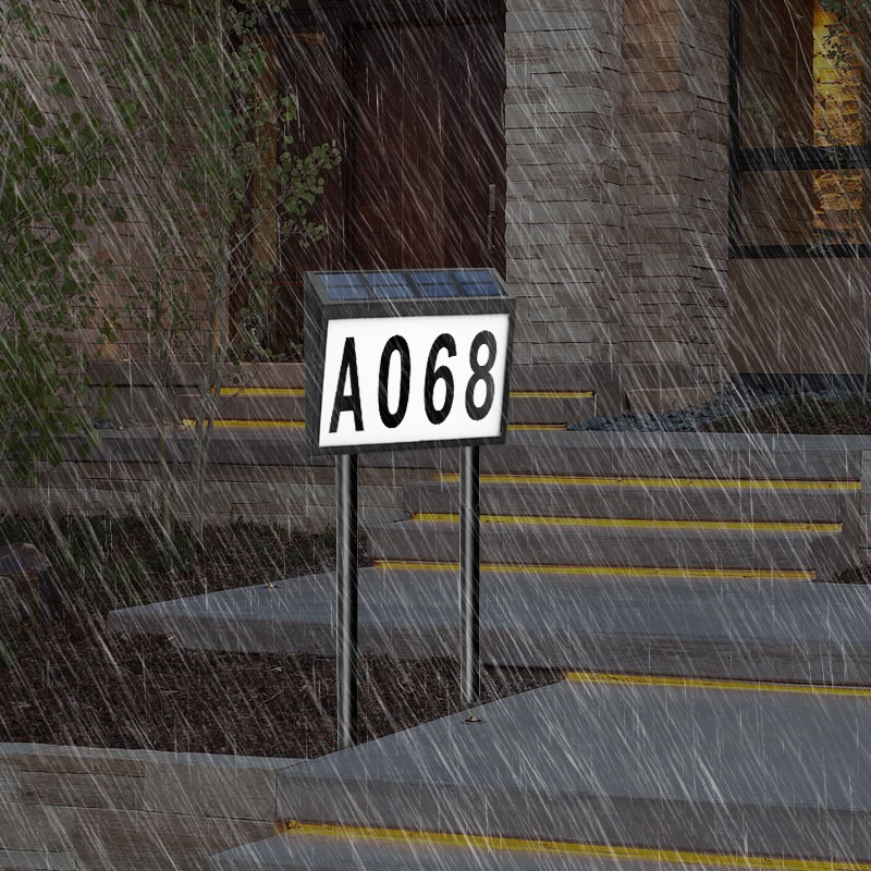 Main product image of Solar Powered Outdoor Waterproof LED Doorplate Light