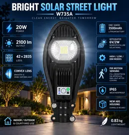 Product image of W735A Solar LED Pathway and Landscape Light, Rechargeable
