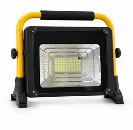 Product image of 80W Solar Rechargeable LED Work Light, W744A, IP67, Remote Control