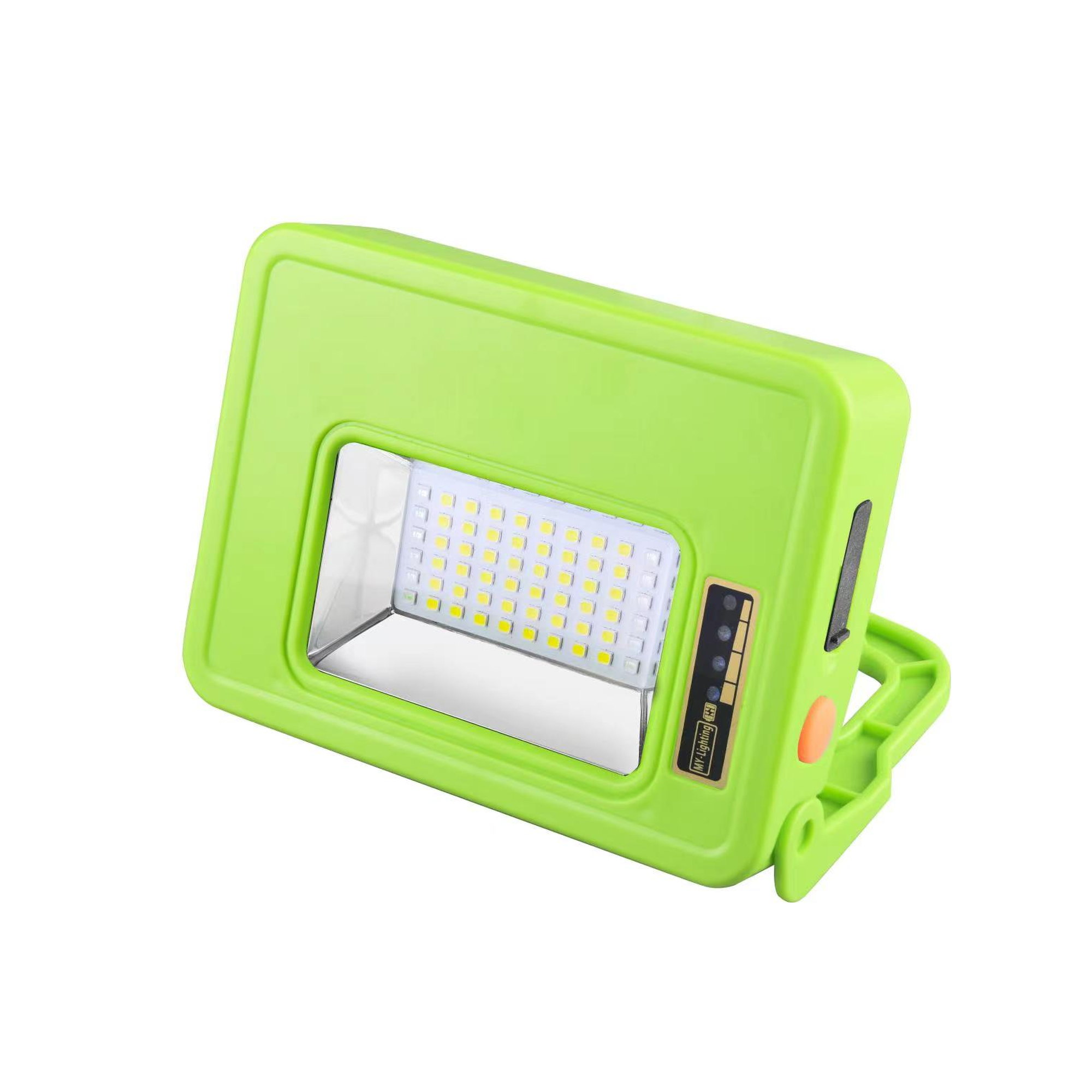 Main product image of W876A Solar Rechargeable Magnetic LED Flood Light, 1x 18650, 3 Hr Runtime