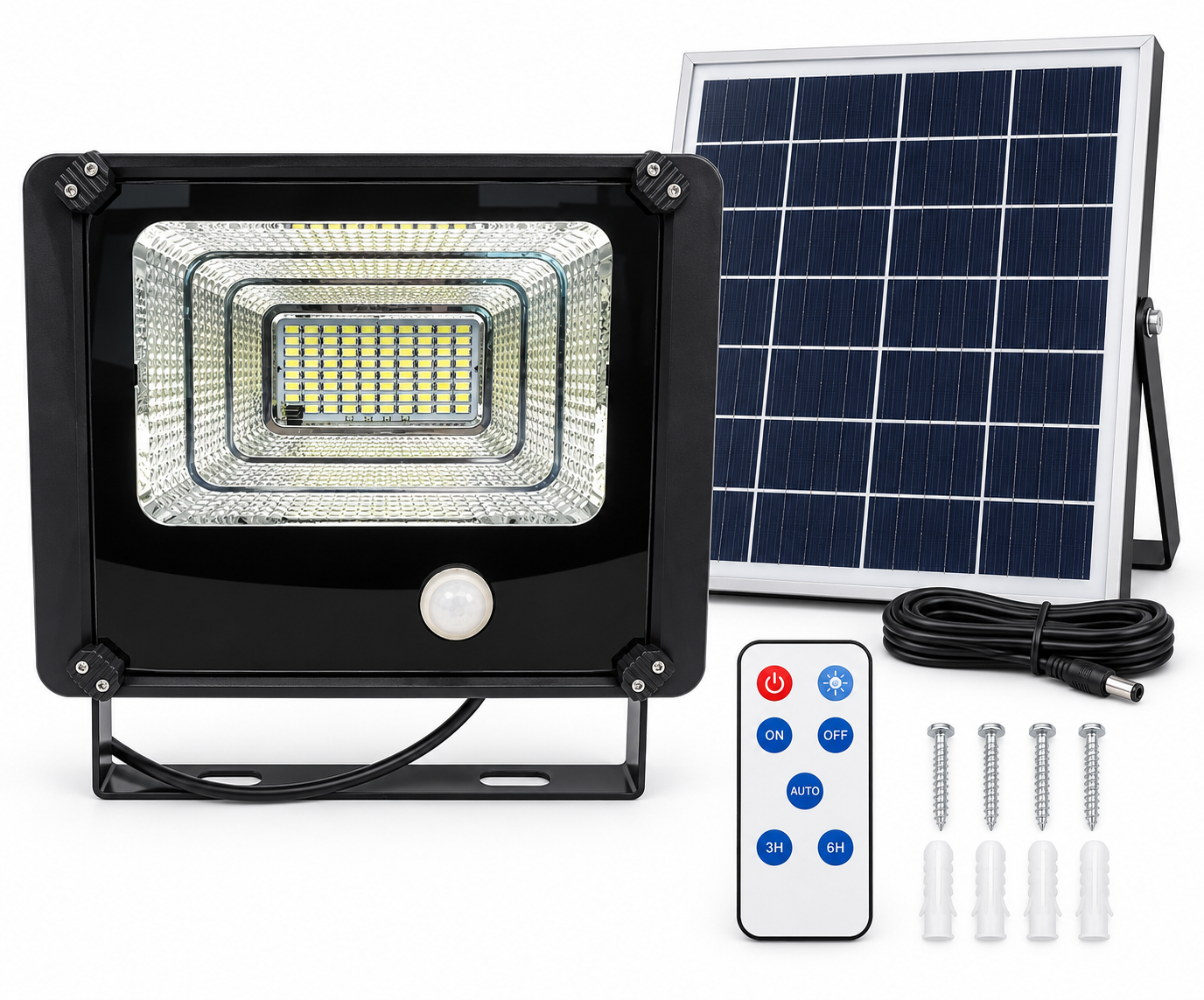 Main product image of W719 Solar Powered Remote Control Street Light for Outdoor Use