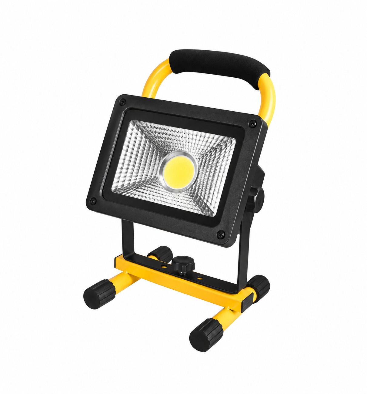 Main product image of W865A Portable Solar Rechargeable COB LED Flood Light, 6000mAh Battery