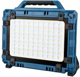 Product image of W8111 Solar Rechargeable LED Flood Light, USB-C Output, Battery Display