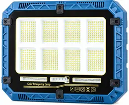Product image of W8113 Solar Rechargeable LED Flood Light, SMD 2835, 10800mAh Battery