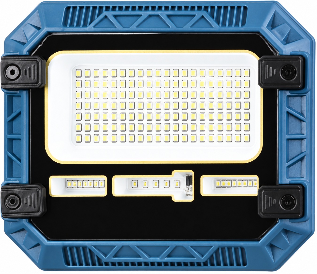 Main product image of W8114 Solar Rechargeable LED Flood Light, Red/Blue Warning, SMD 2835, 3600mAh