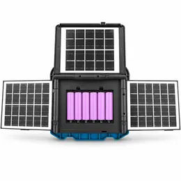 Product image of W8150 2 Solar Rechargeable LED Flood Light, Type C USB Output, Stand