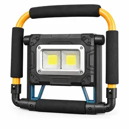 Product image of W874 2 Solar Rechargeable LED Flood Work Light, 30W, 3600mAh, Magnetic Base