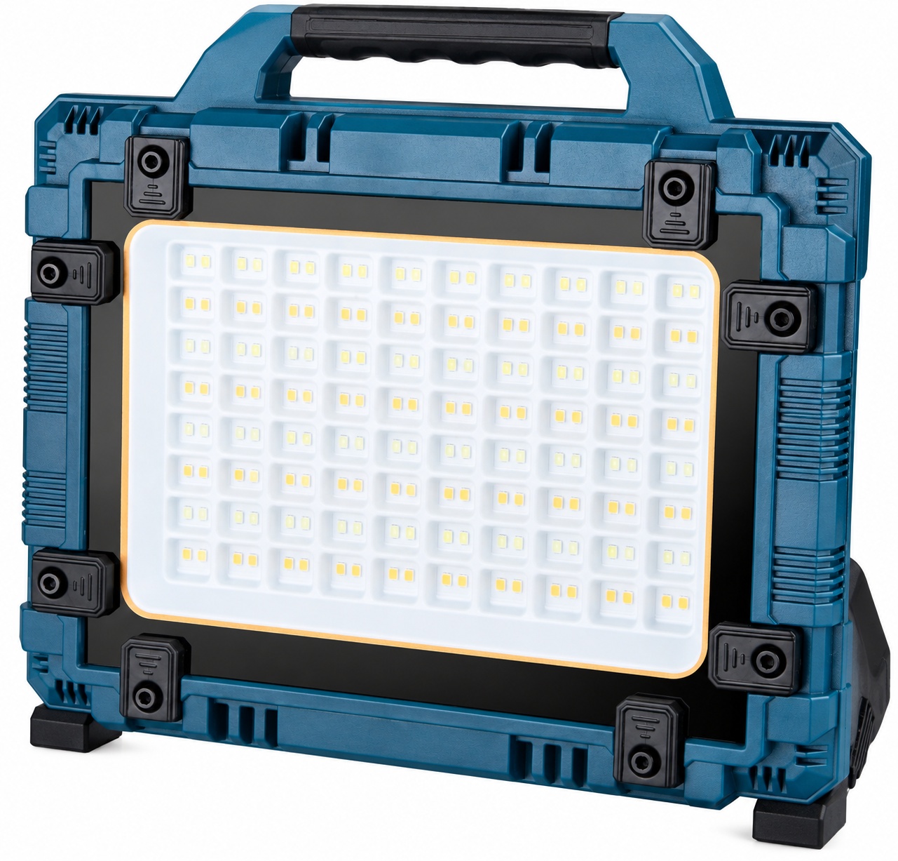 Main product image of W8121 2 Solar Rechargeable LED Flood Work Light, Type C, 12000mAh Battery Display
