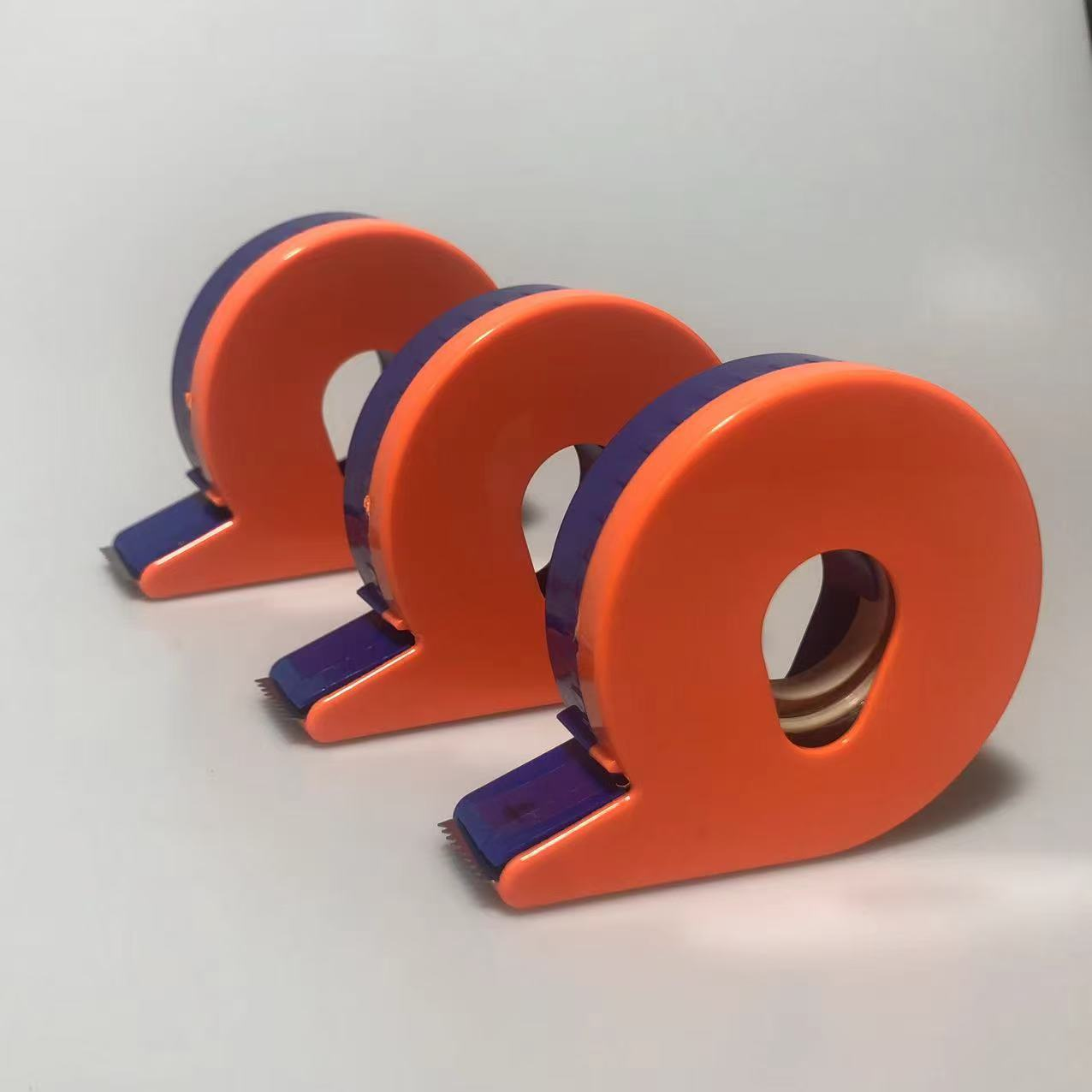 Main product image of Handheld ABS Tape Cutter, Orange and Blue