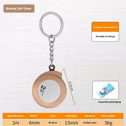 Product image of Copper Finish Mini Retractable Tape Measure