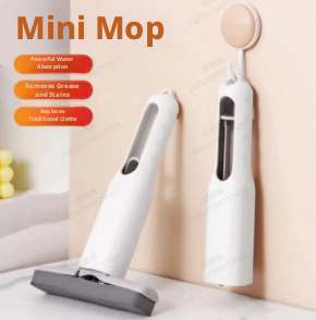Main product image of Mini Mop with Cotton Head, Compact Design for Tight Spaces