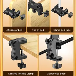 Product image of 360 Long Arm Tablet Phone Holder, Clamp Mount for Bed or Table