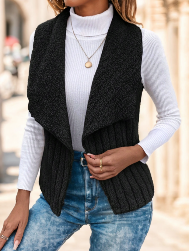Main product image of Open Front Safety Vest, Drape Collar