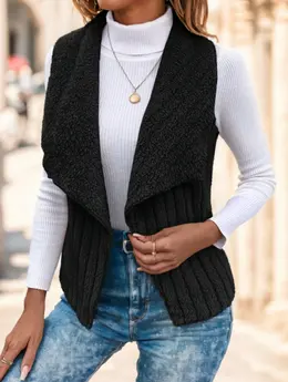 Product image of Open Front Safety Vest, Drape Collar