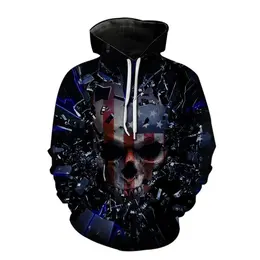 Product image of Men's American Flag Pattern Long Sleeve Digital Print Sweatshirt