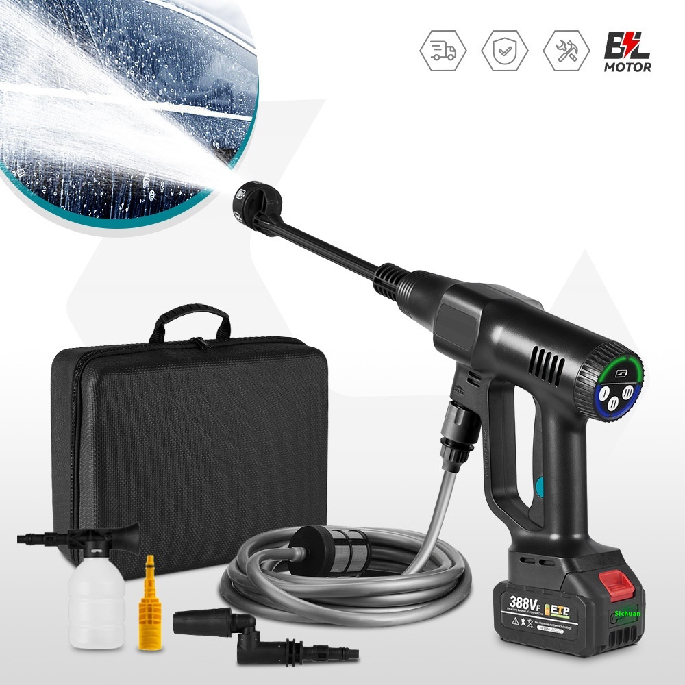 Main product image of Brushless Car Wash High-Pressure Water Gun for Household Use