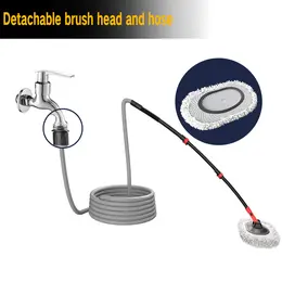 Product image of 41-inch Portable Water-Fed Car Wash Mop with Soft Brush, 10m Hose