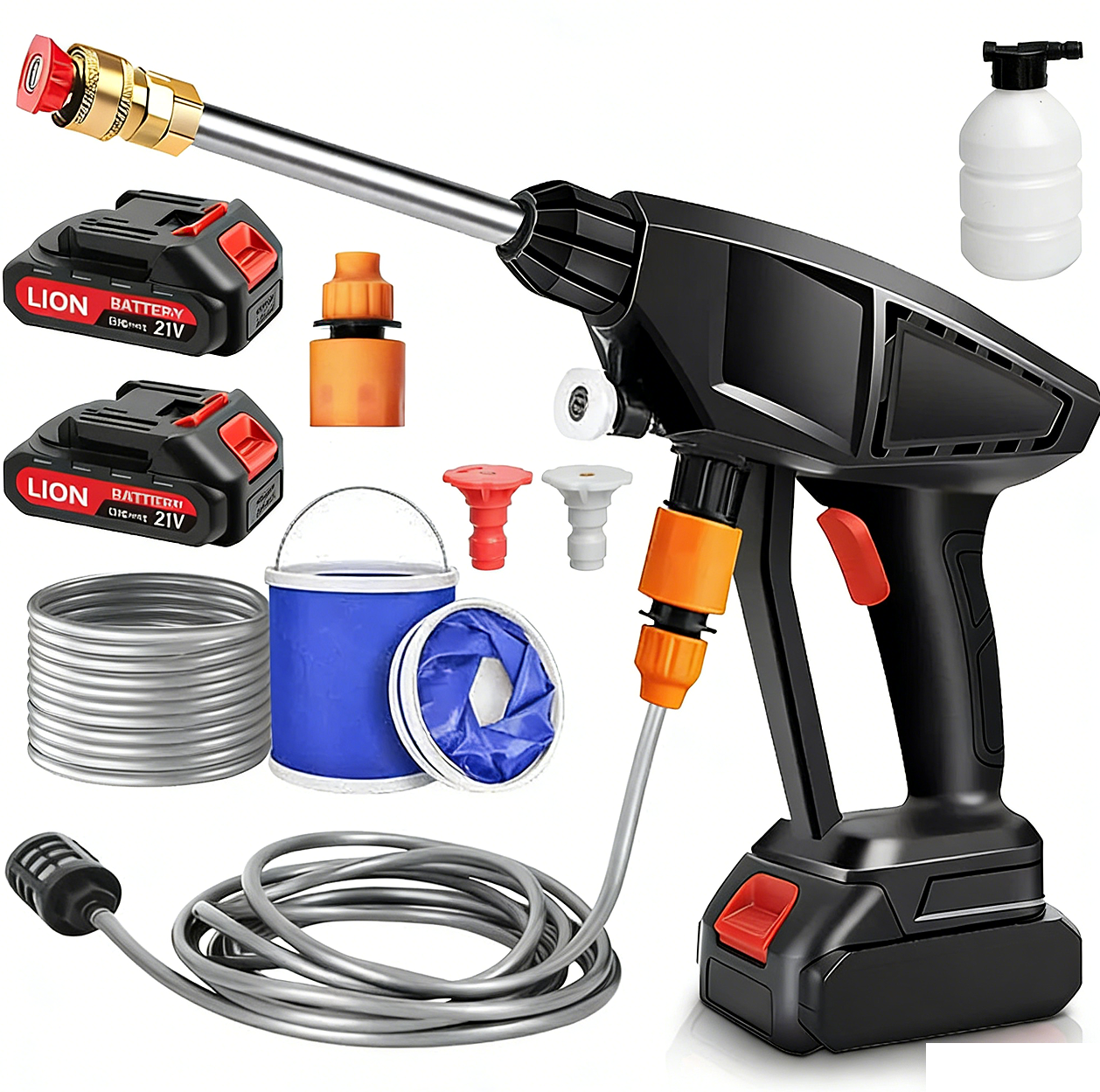 Main product image of 2-Battery Cordless Portable High Pressure Car Washer