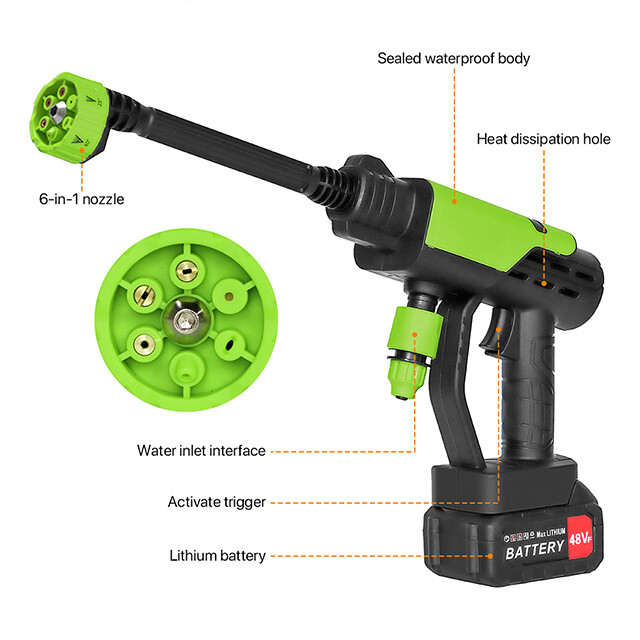 Main product image of 4000W 3626PSI Cordless Electric Pressure Washer with 2 Batteries