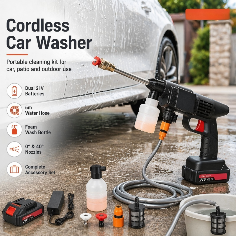 Main product image of Cordless High-Pressure Spray Gun, 2 Batteries