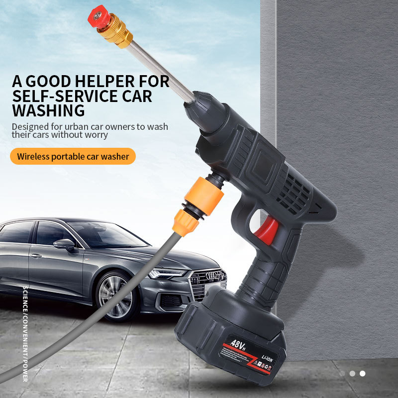 Main product image of Cordless Portable Pressure Washer, Rechargeable, Lithium-Ion