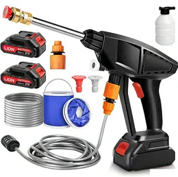 Product image of 2 Battery-Portable Cordless Car High Pressure Washer Jet Water Wash Cleaner Gun