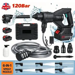 Product image of Cordless Pressure Washer, 4000W, 120 bar, 6-in-1 Nozzle