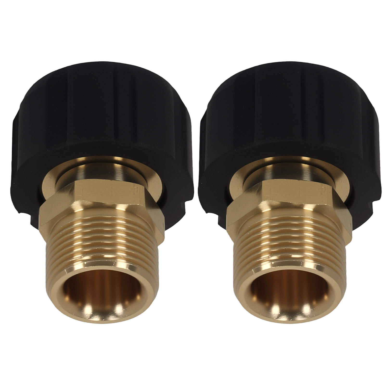 Main product image of Brass Pressure Washer Adapter, M22 15mm Female to M22 14mm Male, 5000 PSI