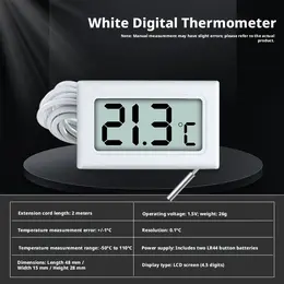 Product image of Digital Probe Thermometer, 2 Meter Cable, White