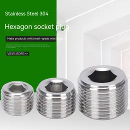 Product image of Stainless Steel 304 Hexagon Head Pipe Plug