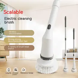 Product image of Electric Telescopic Scrubber, Adjustable Head, Wall Cleaning