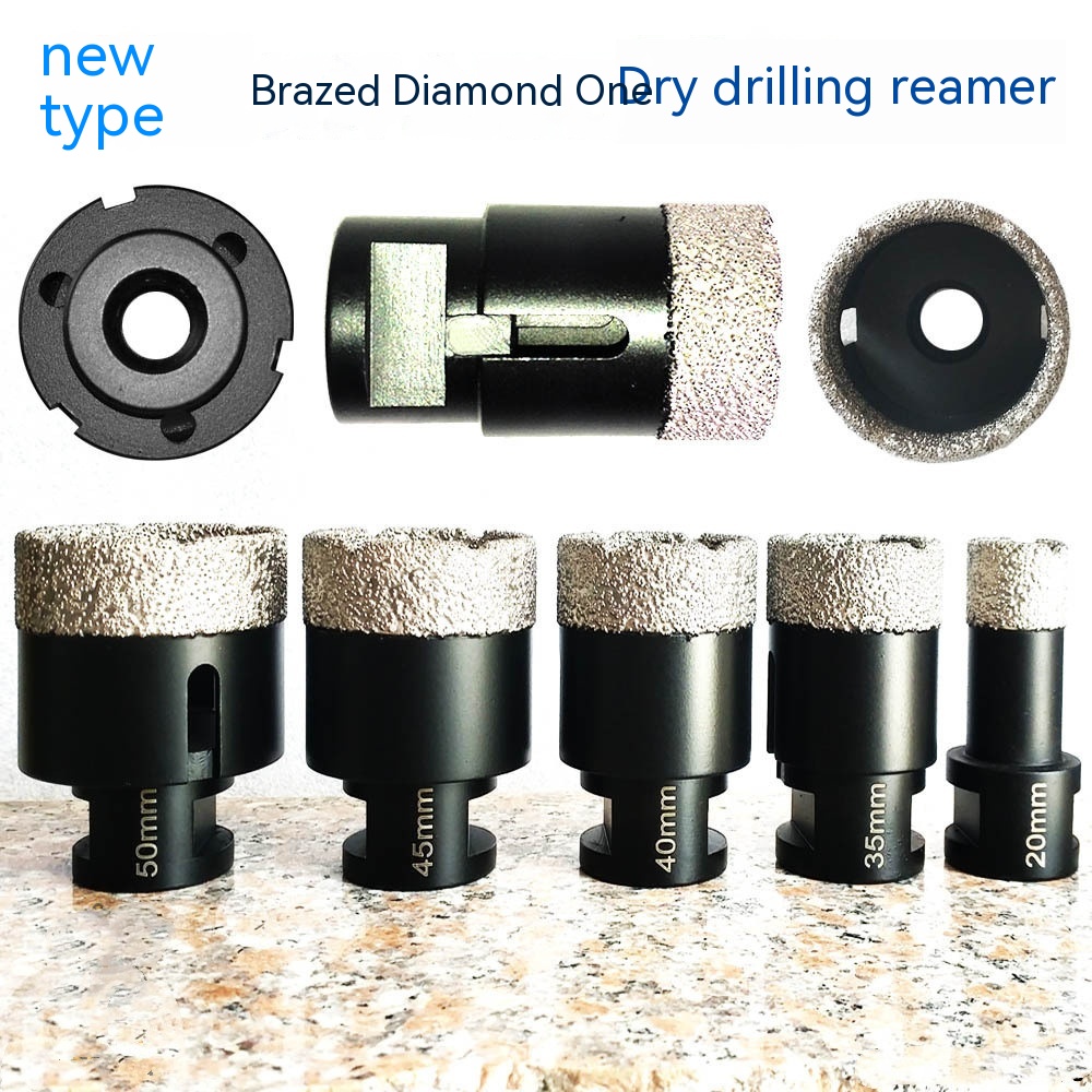 Main product image of Brazed Diamond Angle Grinder Drill Bit for Marble, Quartz, Granite, Tile