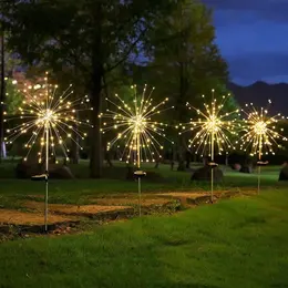 Product image of Solar-Powered LED Ground Lamp, Fireworks Effect for Outdoor Gardens