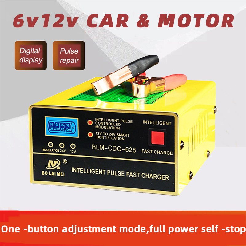 Main product image of 12V/24V Automatic Multi-Voltage Battery Charger for Vehicles