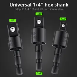 Product image of Impact-Rated Socket Adapter Set for Electric Drills