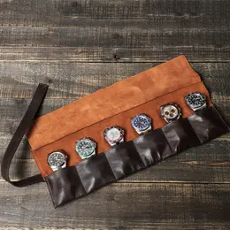Product image of Watch Bag, Oil Wax Leather, with Wrist Strap