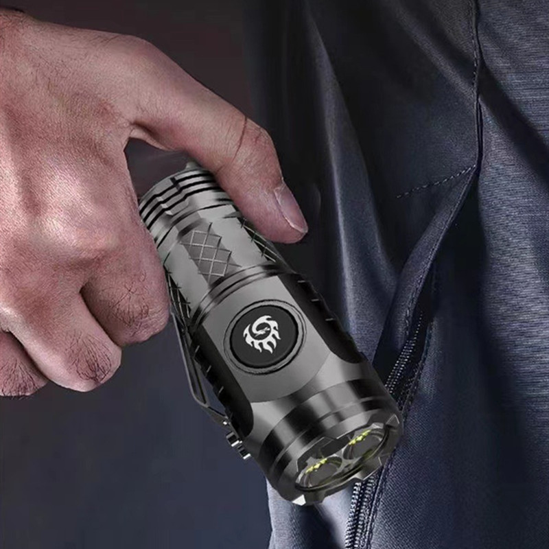 Main product image of Rechargeable Bright Flashlight for Trade and Industrial Use