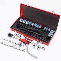 Product image of 24-piece Curved Bow Wrench and Socket Set, Automotive